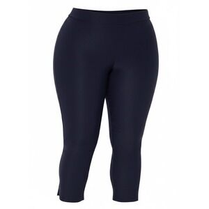 Bottoms Millennium Capri Skinny Pants Navy Blue High Rise Sz L NWT Fashion Nova